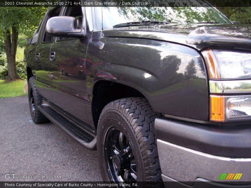 Dark Gray Metallic / Dark Charcoal 2003 Chevrolet Avalanche 1500 Z71 4x4