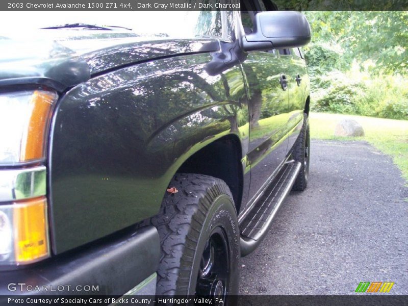 Dark Gray Metallic / Dark Charcoal 2003 Chevrolet Avalanche 1500 Z71 4x4