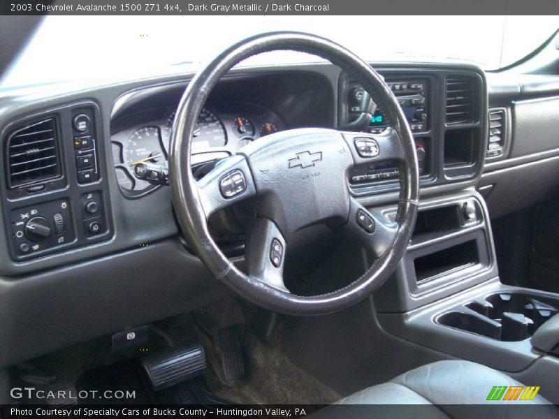 Dark Gray Metallic / Dark Charcoal 2003 Chevrolet Avalanche 1500 Z71 4x4