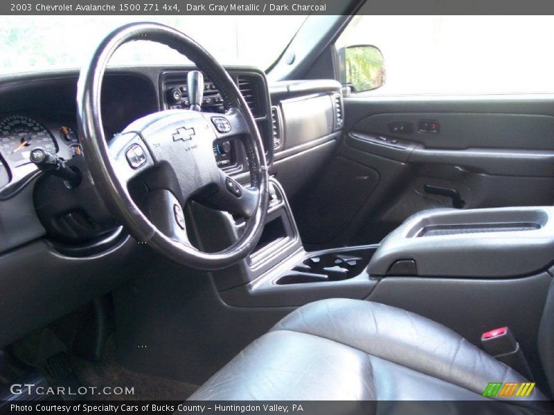 Dark Gray Metallic / Dark Charcoal 2003 Chevrolet Avalanche 1500 Z71 4x4