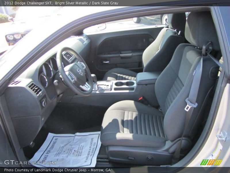  2012 Challenger SXT Dark Slate Gray Interior
