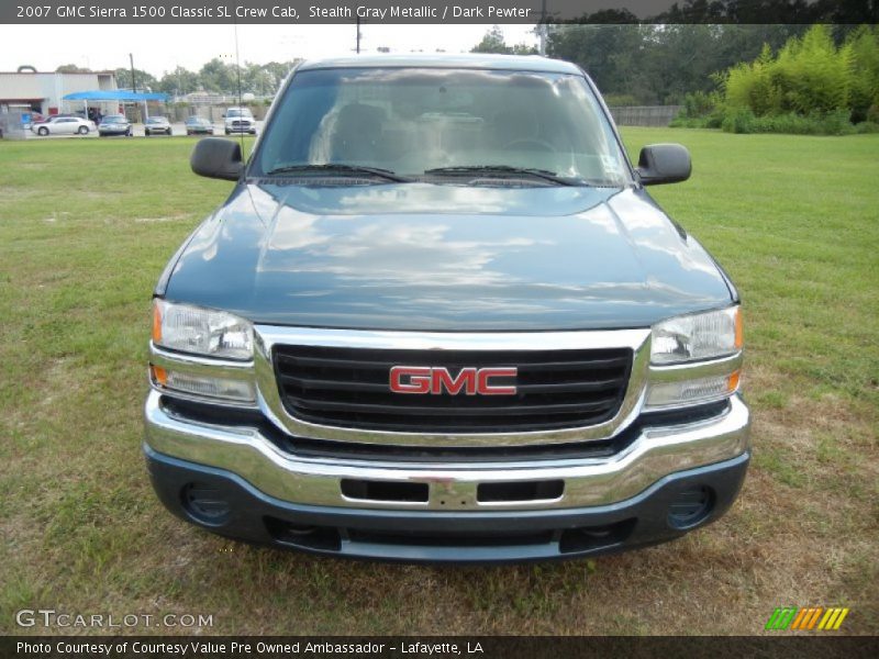 Stealth Gray Metallic / Dark Pewter 2007 GMC Sierra 1500 Classic SL Crew Cab