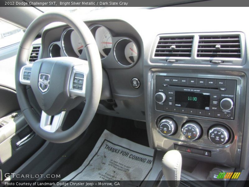 Dashboard of 2012 Challenger SXT