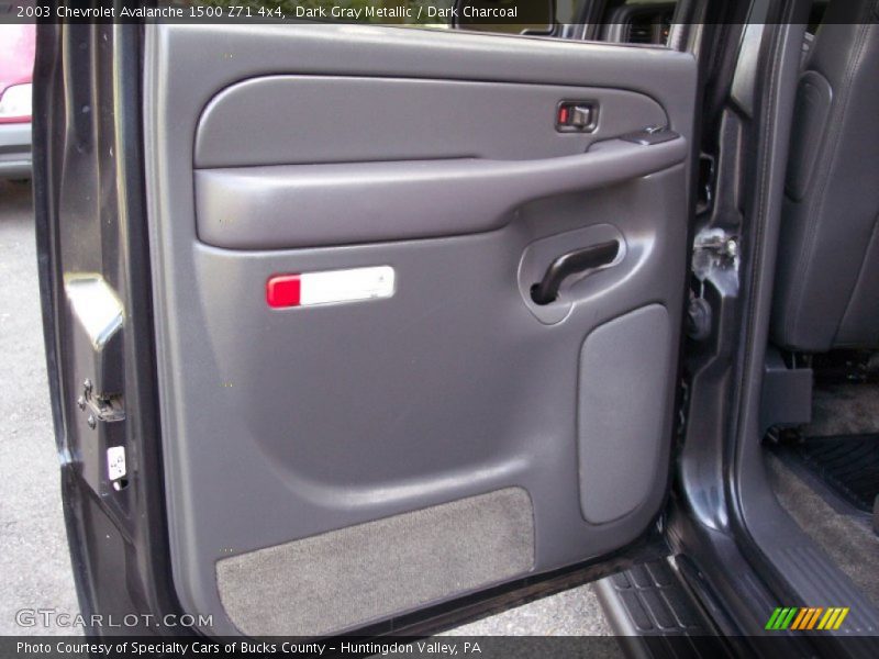 Dark Gray Metallic / Dark Charcoal 2003 Chevrolet Avalanche 1500 Z71 4x4