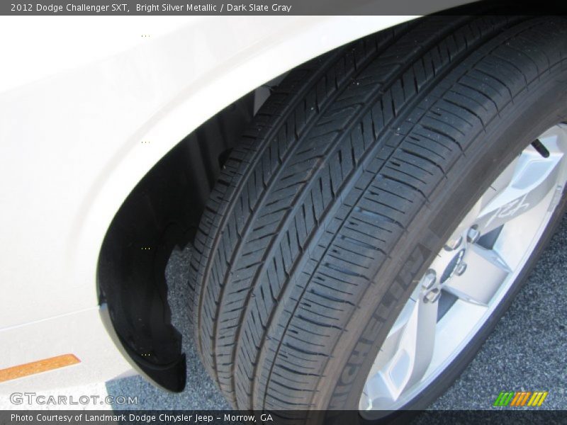 Bright Silver Metallic / Dark Slate Gray 2012 Dodge Challenger SXT