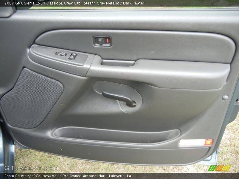 Stealth Gray Metallic / Dark Pewter 2007 GMC Sierra 1500 Classic SL Crew Cab