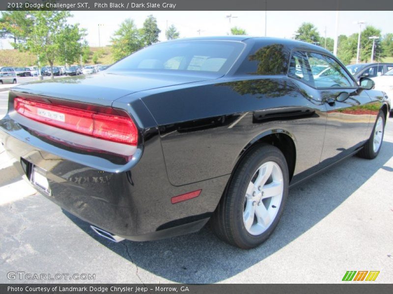 Pitch Black / Dark Slate Gray 2012 Dodge Challenger SXT