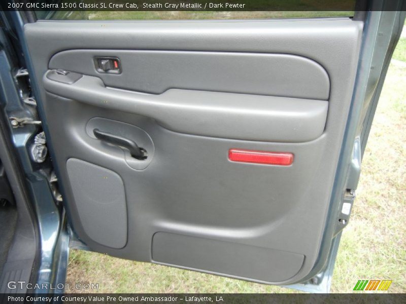 Stealth Gray Metallic / Dark Pewter 2007 GMC Sierra 1500 Classic SL Crew Cab