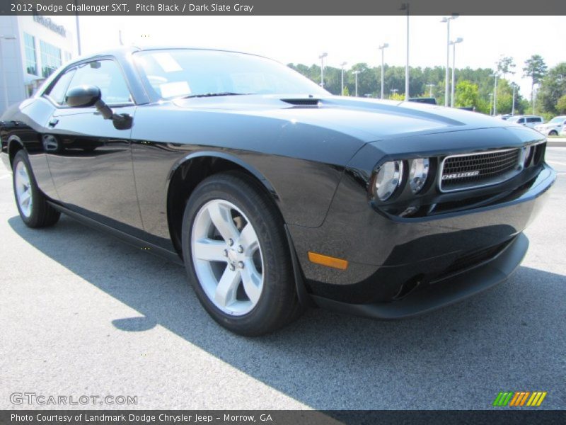 Pitch Black / Dark Slate Gray 2012 Dodge Challenger SXT