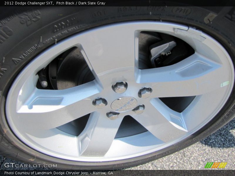 Pitch Black / Dark Slate Gray 2012 Dodge Challenger SXT