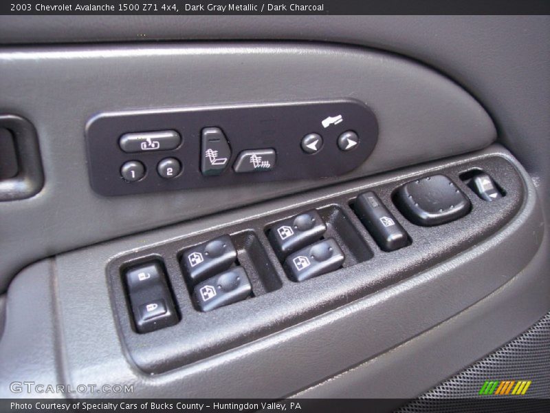Dark Gray Metallic / Dark Charcoal 2003 Chevrolet Avalanche 1500 Z71 4x4