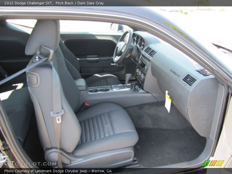 Pitch Black / Dark Slate Gray 2012 Dodge Challenger SXT