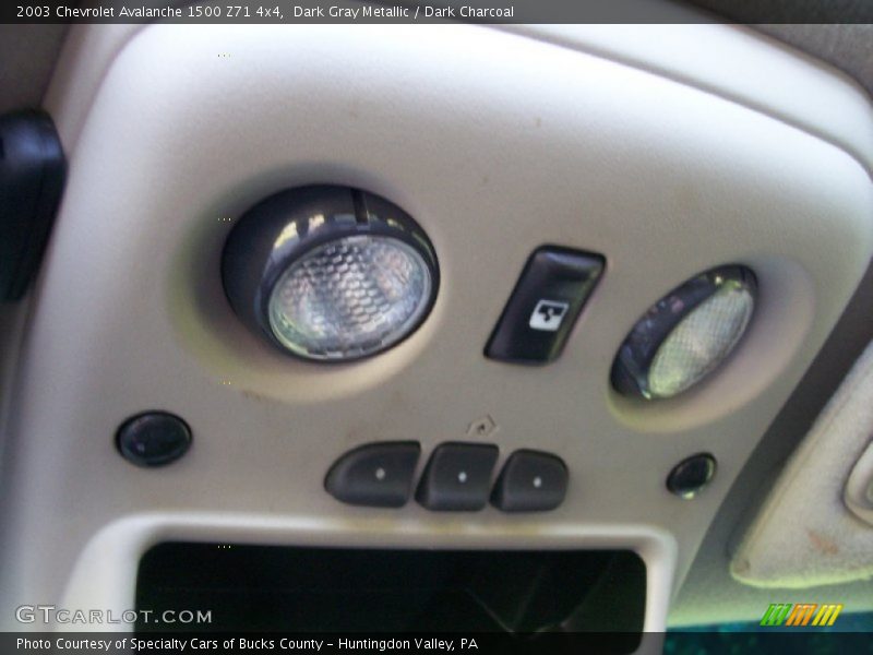 Dark Gray Metallic / Dark Charcoal 2003 Chevrolet Avalanche 1500 Z71 4x4