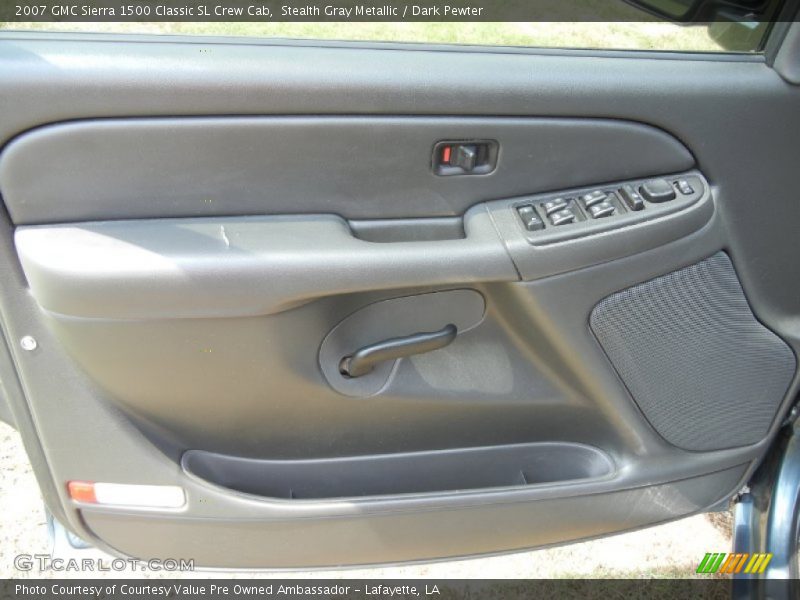 Stealth Gray Metallic / Dark Pewter 2007 GMC Sierra 1500 Classic SL Crew Cab