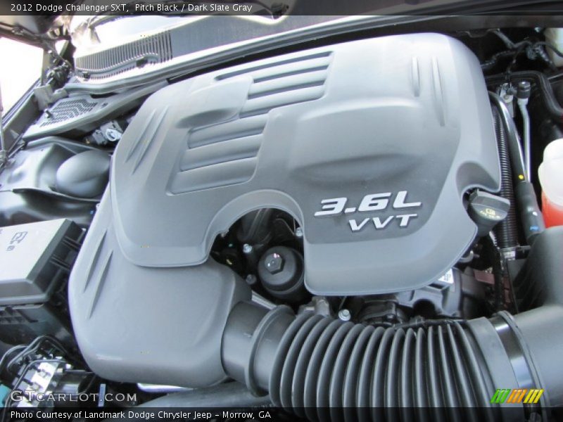 Pitch Black / Dark Slate Gray 2012 Dodge Challenger SXT