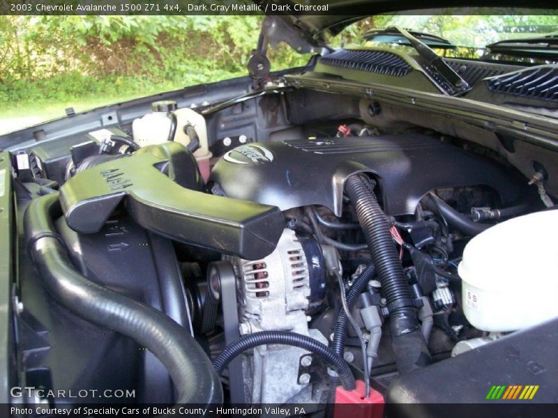 Dark Gray Metallic / Dark Charcoal 2003 Chevrolet Avalanche 1500 Z71 4x4