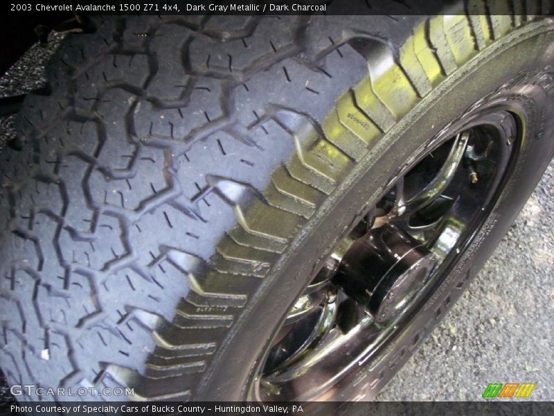 Dark Gray Metallic / Dark Charcoal 2003 Chevrolet Avalanche 1500 Z71 4x4