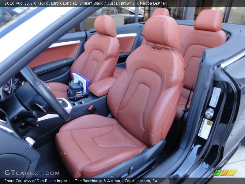  2010 S5 3.0 TFSI quattro Cabriolet Tuscan Brown Silk Nappa Leather Interior