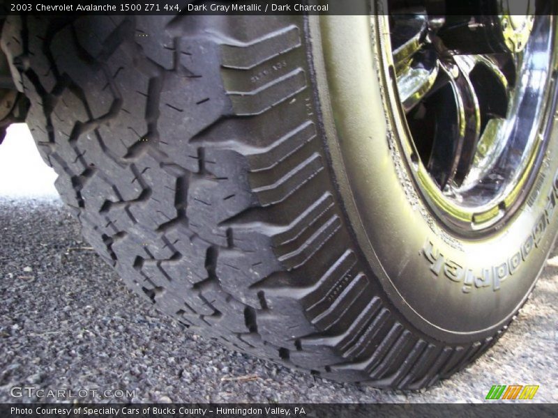 Dark Gray Metallic / Dark Charcoal 2003 Chevrolet Avalanche 1500 Z71 4x4