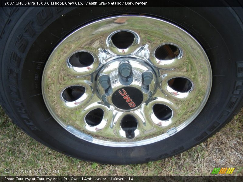 Stealth Gray Metallic / Dark Pewter 2007 GMC Sierra 1500 Classic SL Crew Cab