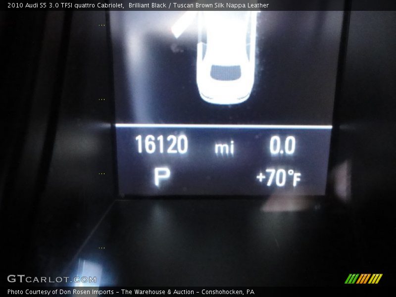 Brilliant Black / Tuscan Brown Silk Nappa Leather 2010 Audi S5 3.0 TFSI quattro Cabriolet