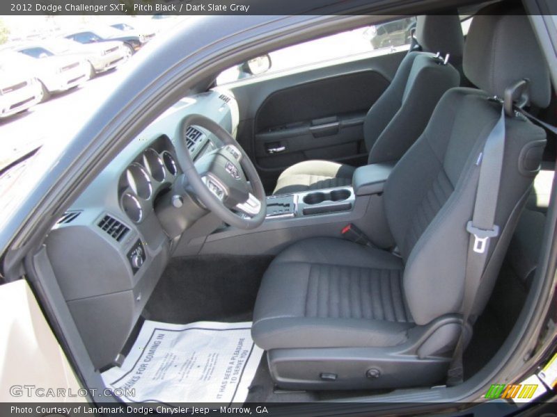  2012 Challenger SXT Dark Slate Gray Interior