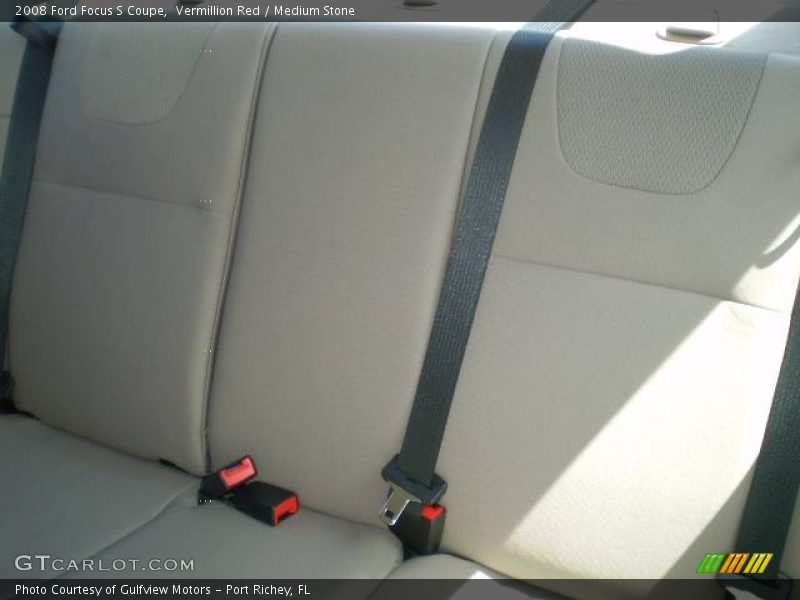 Vermillion Red / Medium Stone 2008 Ford Focus S Coupe