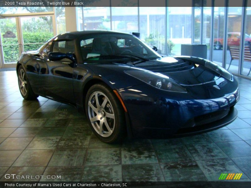 Twilight Blue / Black 2008 Tesla Roadster