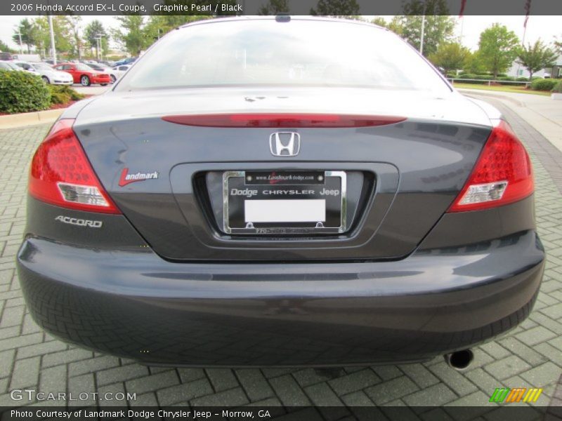 Graphite Pearl / Black 2006 Honda Accord EX-L Coupe