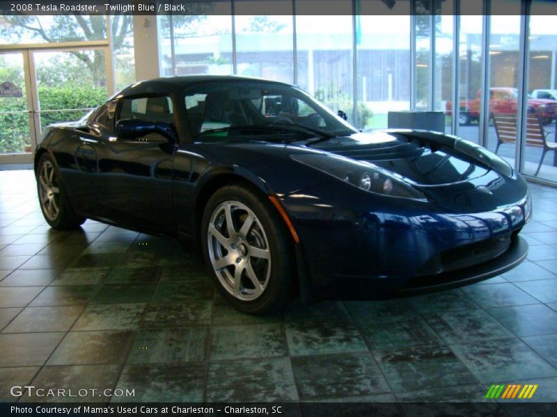 Twilight Blue / Black 2008 Tesla Roadster