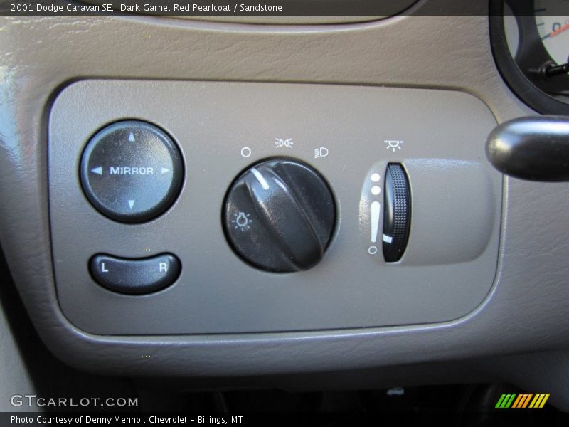 Controls of 2001 Caravan SE