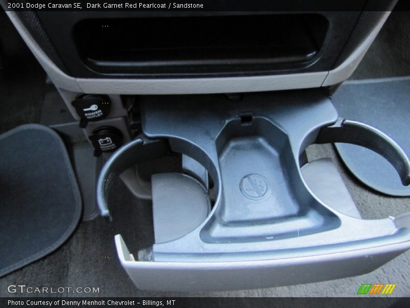 Dark Garnet Red Pearlcoat / Sandstone 2001 Dodge Caravan SE