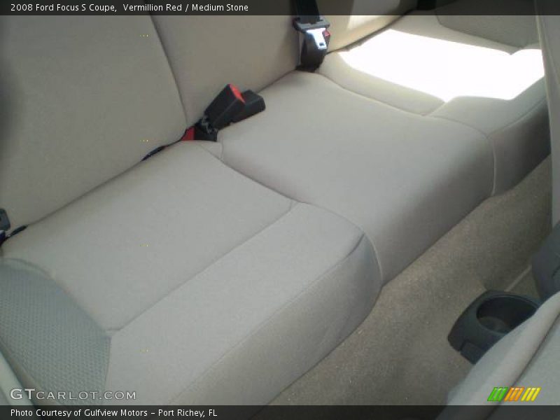 Vermillion Red / Medium Stone 2008 Ford Focus S Coupe