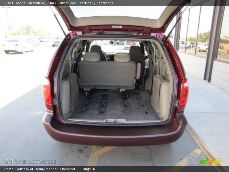 Dark Garnet Red Pearlcoat / Sandstone 2001 Dodge Caravan SE