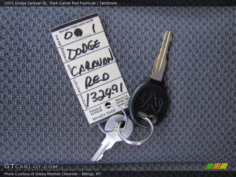 Keys of 2001 Caravan SE