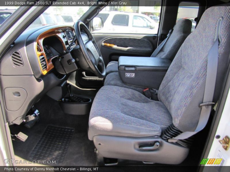  1999 Ram 2500 SLT Extended Cab 4x4 Mist Gray Interior
