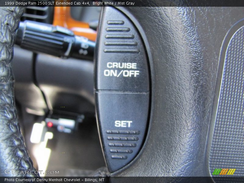 Bright White / Mist Gray 1999 Dodge Ram 2500 SLT Extended Cab 4x4