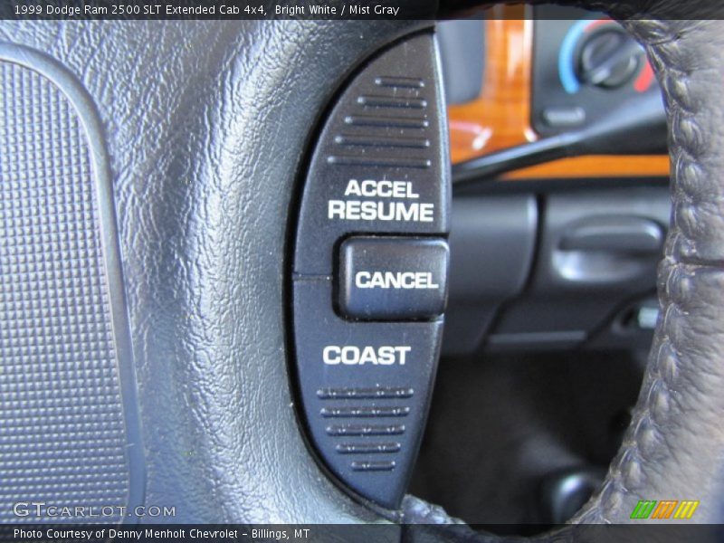 Bright White / Mist Gray 1999 Dodge Ram 2500 SLT Extended Cab 4x4