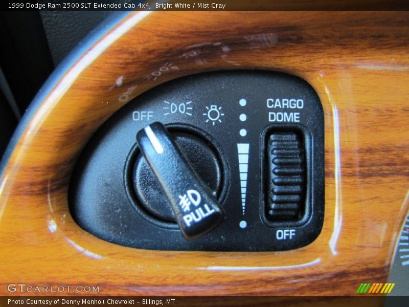 Bright White / Mist Gray 1999 Dodge Ram 2500 SLT Extended Cab 4x4