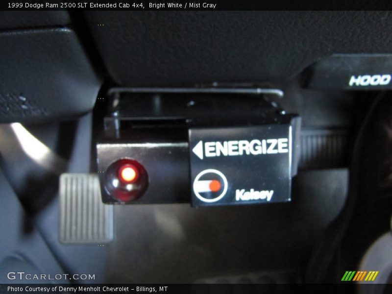 Bright White / Mist Gray 1999 Dodge Ram 2500 SLT Extended Cab 4x4