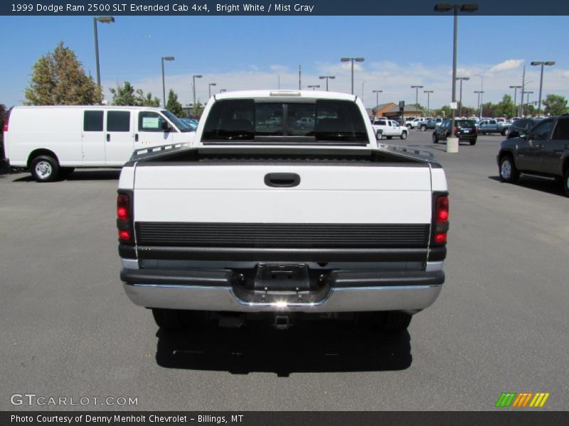 Bright White / Mist Gray 1999 Dodge Ram 2500 SLT Extended Cab 4x4