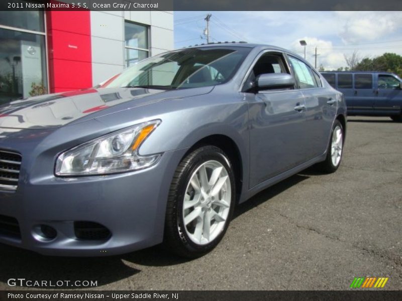 Ocean Gray / Charcoal 2011 Nissan Maxima 3.5 S