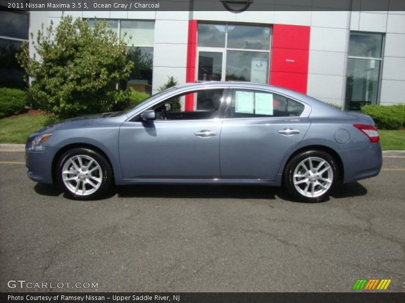 Ocean Gray / Charcoal 2011 Nissan Maxima 3.5 S