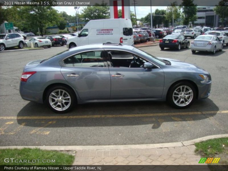Ocean Gray / Charcoal 2011 Nissan Maxima 3.5 S