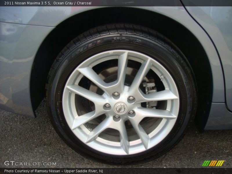 Ocean Gray / Charcoal 2011 Nissan Maxima 3.5 S