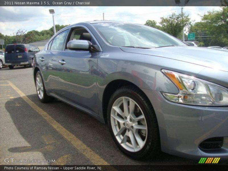 Ocean Gray / Charcoal 2011 Nissan Maxima 3.5 S