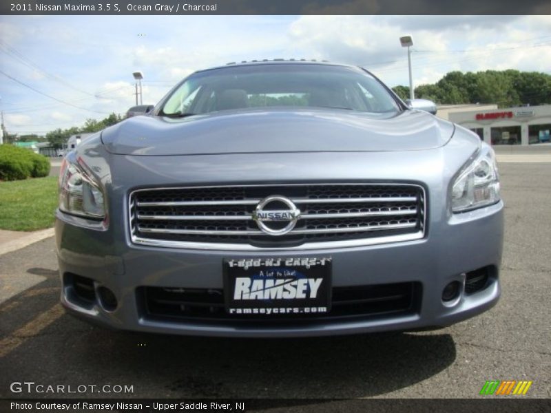 Ocean Gray / Charcoal 2011 Nissan Maxima 3.5 S