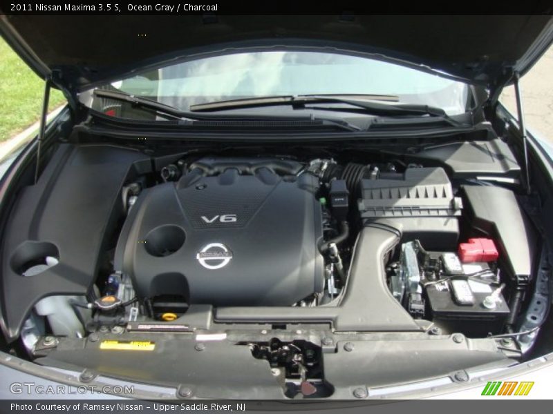 Ocean Gray / Charcoal 2011 Nissan Maxima 3.5 S