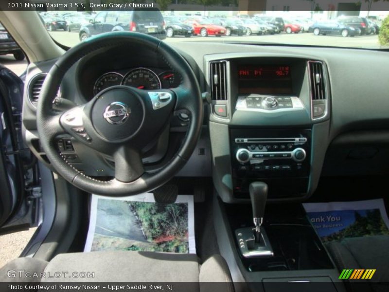 Ocean Gray / Charcoal 2011 Nissan Maxima 3.5 S