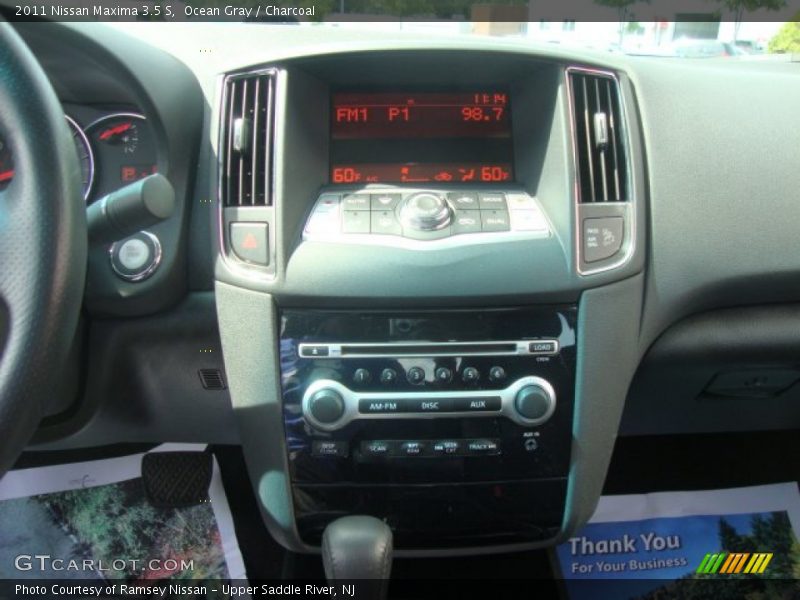 Ocean Gray / Charcoal 2011 Nissan Maxima 3.5 S